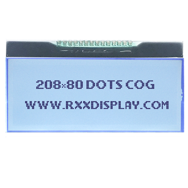 208x80 Grafički jednobojni LCD zaslon