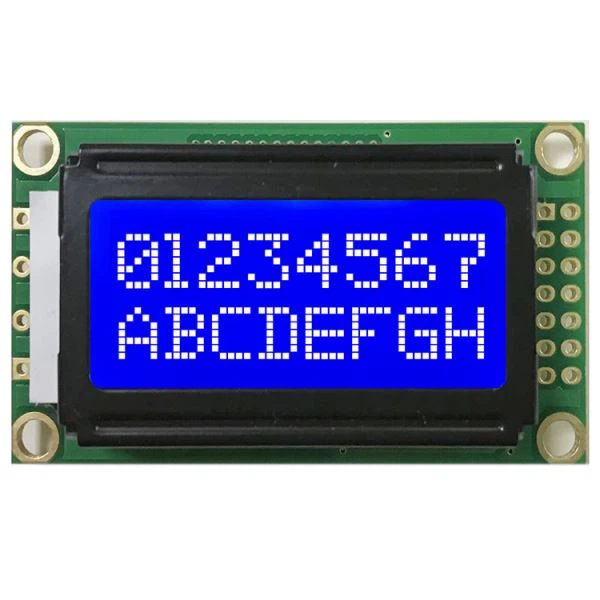 8x2 LCD paralelnih znakova
